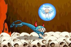 天使恶魔吃瓜,一场关于善恶的美食较量